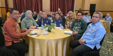 Kadis Naker ESDM dan Transmigrasi Provinsi Gorontalo Wardoyo Mansur Pongoliu saat menghadiri Mou Pemprov Gorontalo dengan Kejaksaan Tinggi.