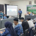 Bupati Boalemo, Rum Pagau memberikan sambutan pada kegaitan High Level Meeting dan Capacity Building Neraca Pangan.(f,dok,pimpinan)