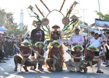 Dinas PUPR-PKP Provinsi Gorontali berhasil meraih juara favorit dalam ajang Gorontalo Karnaval Karawo (GKK) 2026.