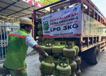 Ilistrasi pasokan gas LPG 3 Kg