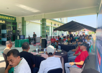 Pembukaan turnamen domino Orado Piala Panglima di Kodim 1313 Pohuwato