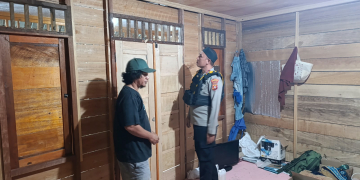 Sekretariat Jurnalis Gorontalo yang digondol maling.