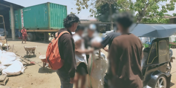 Terduga pelaku yang diamankan Tim Unit Reaksi Cepat Resmob.