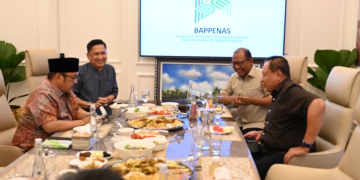 Gubernur Gusnar Ismail saat menemui Menteri Perencanaan Pembangunan Nasional/Kepala Badan Perencanaan Nasional (PPN/Bappenas) Rachmat Pambudy, Selasa (28/9/2026).