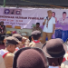 Wabup Boalemo, Lahmuddin Hambali membakar semangat para anak-anak peserta Pramuka.(f.dok.pimpinan)