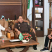 Bupati Boalemo, Rum Pagau bersama Wakil Bupati Boalemo, Lahmuddin Hambali menyambut hangan kunjungan Kajari Boalemo, Dwi.(f.dok.pimpinan)