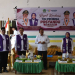 Bupati Boalemo, Rum Pagau didampingi Ketua TP PKK Boalemo, Ny. Hartati Moha Pagau pada rangkaian kegiatan Posyandu.(f.dok.pimpinan)