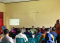 Bupati Boalemo, Rum Pagau memberikan arahan soal penyelenggaraan Sekolah Rakyat Unggulan di Kecamatan Wonosari.(f.dok.pimpinan)