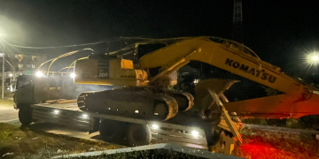 Alat berat yang berhasil diamankan