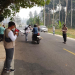 Kegiatan bagi-bagi masker oleh Puskesmas Patilanggio, pemerintah kecamatan, Polsek Patilanggio, pemerintah desa, dan KNPI