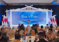 Wamen Ossy Dermawan dalam acara Banten Investment Forum 2026.